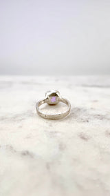 Bonbon Ring, rosa, Silber999, Größe 55