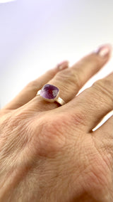 Bonbon Ring, rosa, Silber999, Größe 55