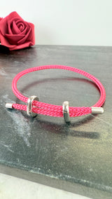 Armband Pink, verstellbar, Edelstahl316, JolyneGlow